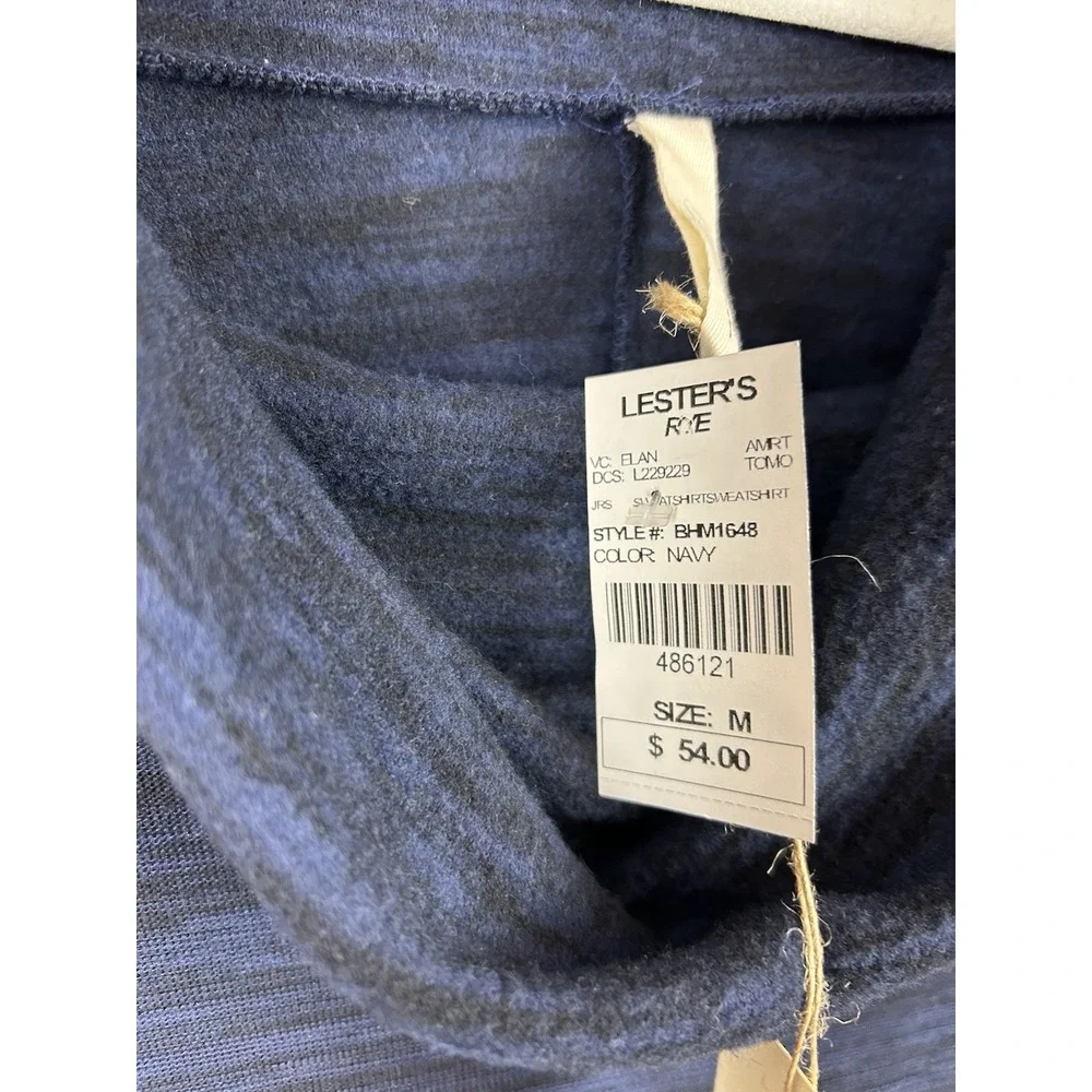 Elan Women's Medium Blue Cowl Neck Light Sweater
